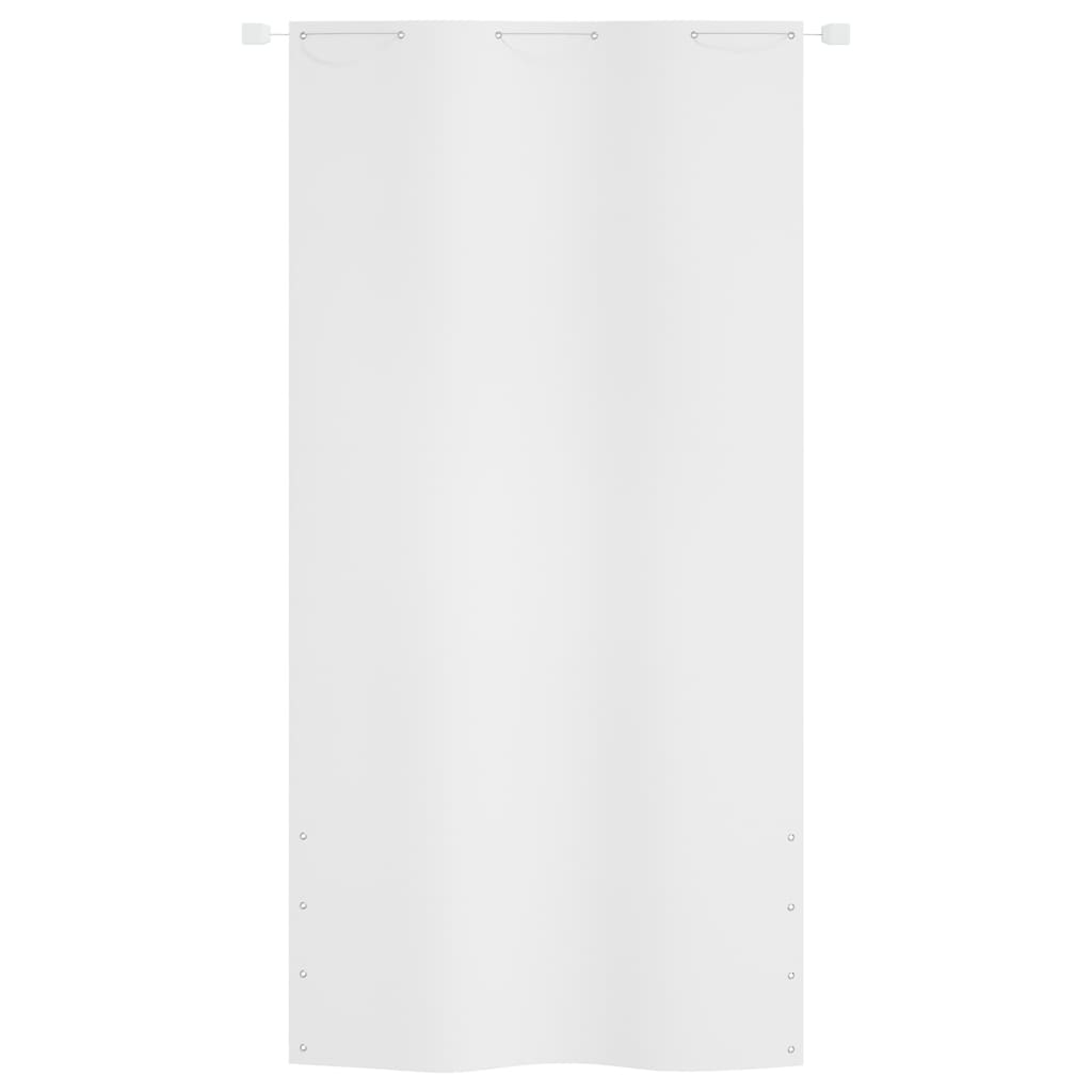 Balcony Screen White 120x240 cm Oxford Fabric