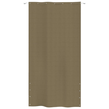 Balcony Screen Taupe 140x240 cm Oxford Fabric