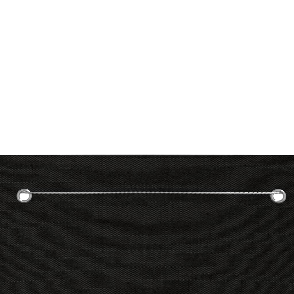 Balcony Screen Black 160x240 cm Oxford Fabric