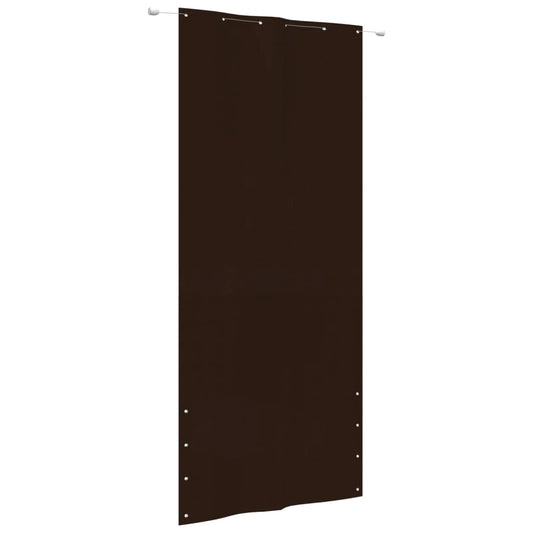 Balcony Screen Brown 120x240 cm Oxford Fabric