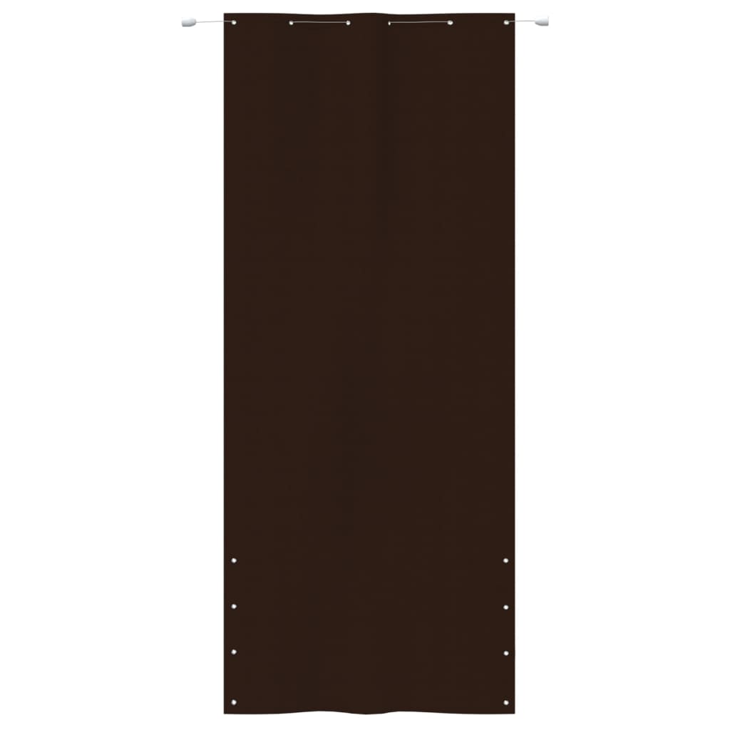 Balcony Screen Brown 120x240 cm Oxford Fabric