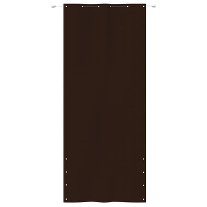 Balcony Screen Brown 120x240 cm Oxford Fabric