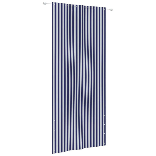 Balcony Screen Blue and White 120x240 cm Oxford Fabric