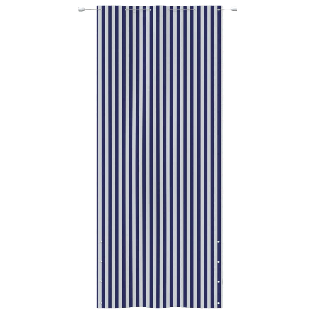 Balcony Screen Blue and White 120x240 cm Oxford Fabric