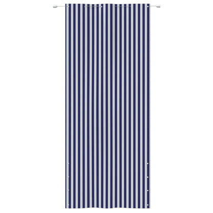 Balcony Screen Blue and White 120x240 cm Oxford Fabric