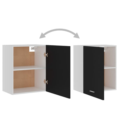 Hanging Cabinets 2 pcs Black 50x31x60 cm Engineered Wood