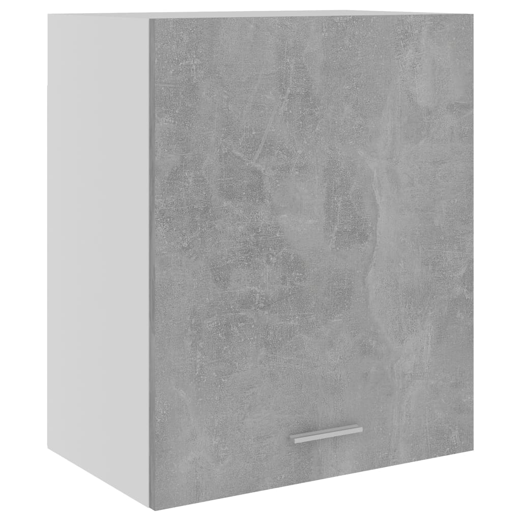 Hanging Cabinets 2 pcs Concrete Grey 50x31x60 cm Engineered Wood