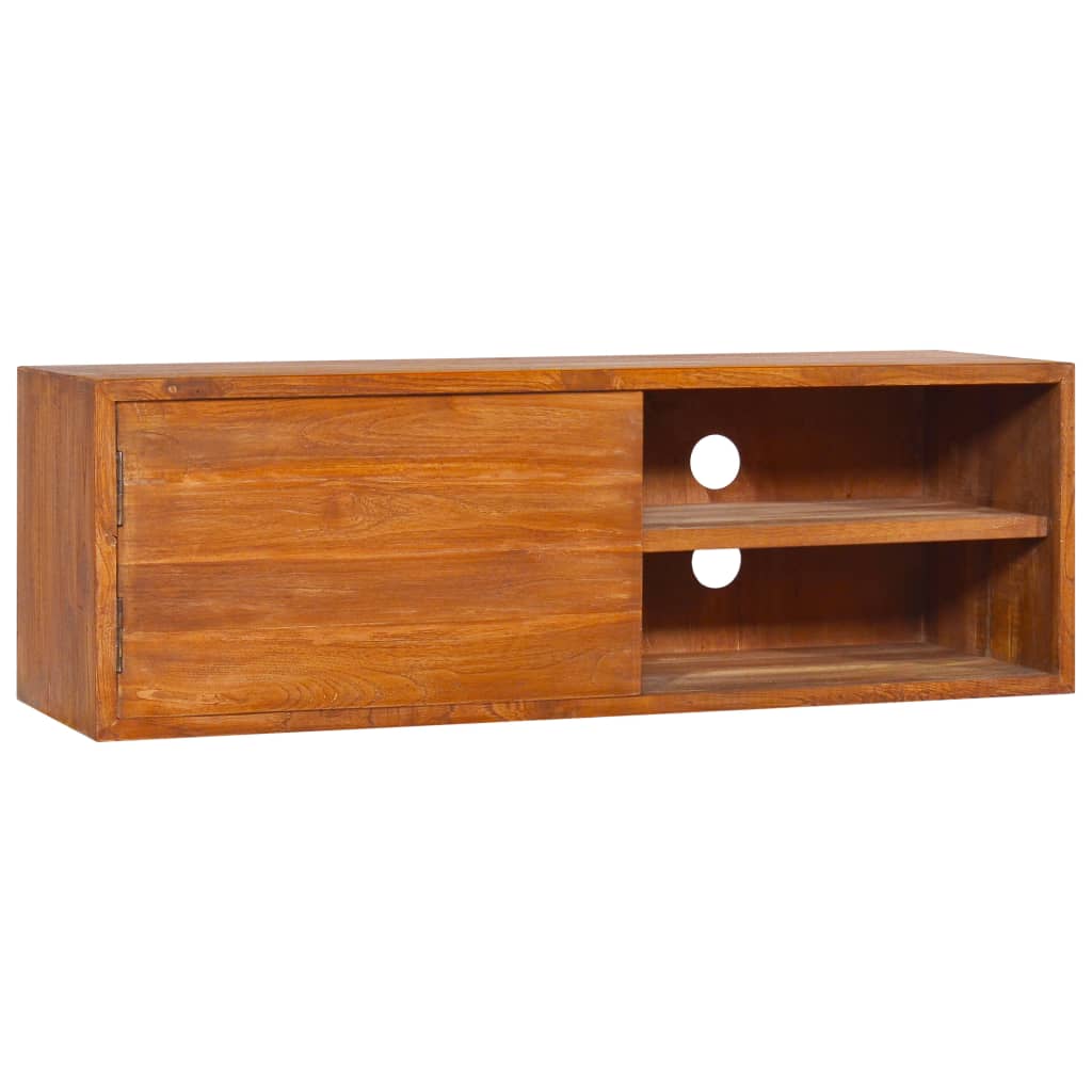 Wall-mounted TV Cabinet 180x30x30 cm Solid Teak Wood