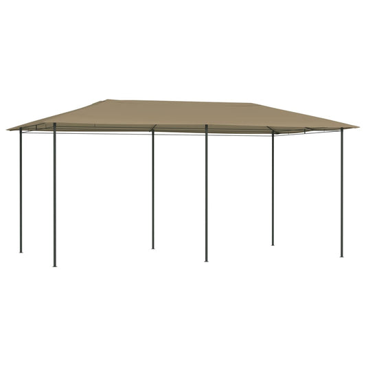 Gazebo 2.98x5.3x2.59 m Taupe 160 g/m²