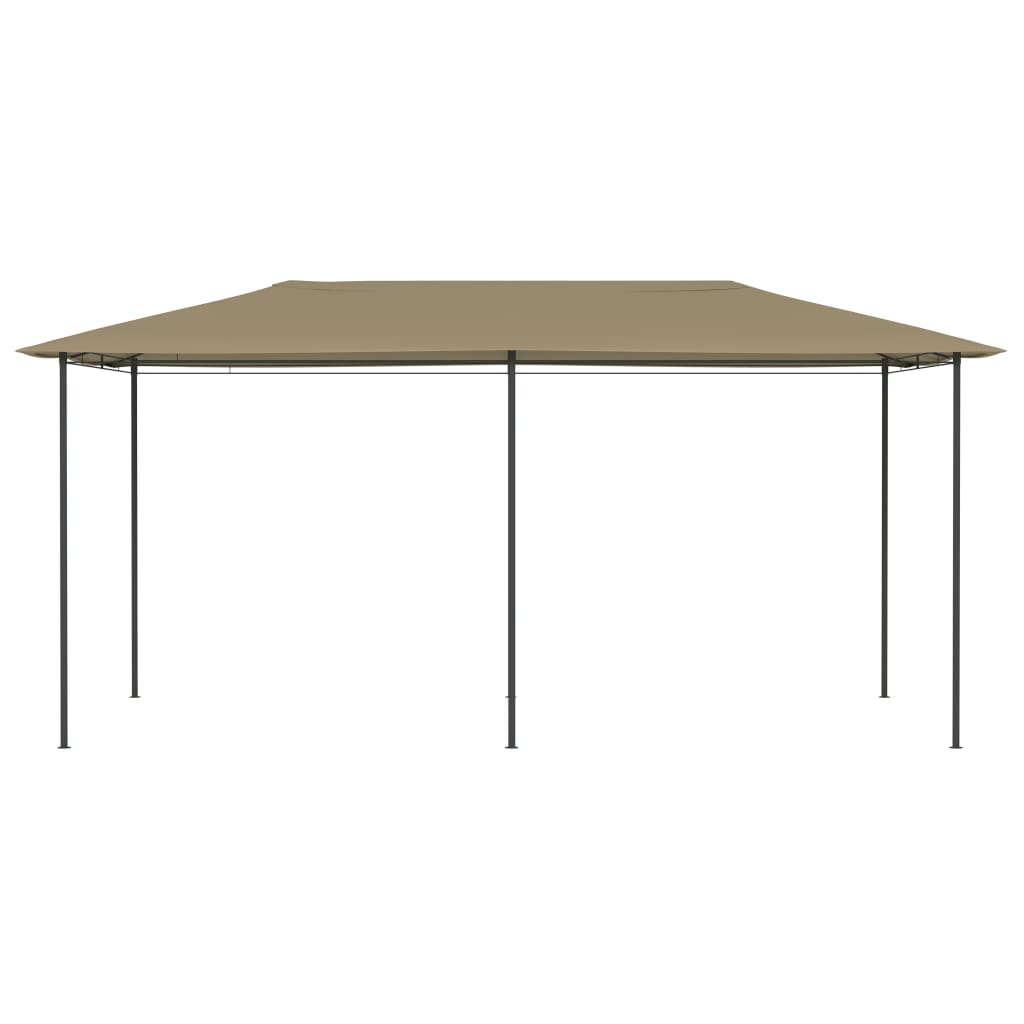 Gazebo 2.98x5.3x2.59 m Taupe 160 g/m²