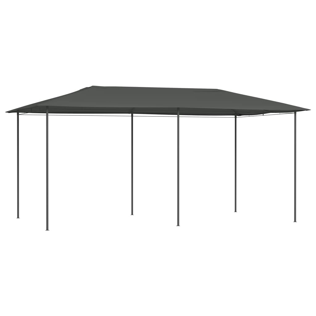 Gazebo 2.98x5.3x2.59 m Anthracite 160 g/m²