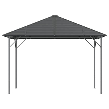 Gazebo with Roof 3x3 m Anthracite