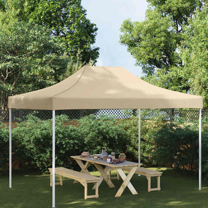 Party Tent Roof 4x3 m Beige 270 g/m²