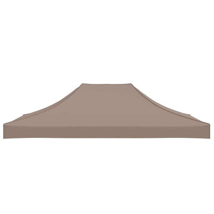 Party Tent Roof 4x3 m Taupe 270 g/m²