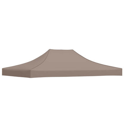 Party Tent Roof 4x3 m Taupe 270 g/m²