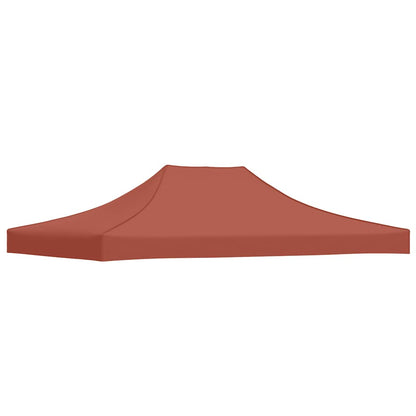Party Tent Roof 4x3 m Terracotta 270 g/m²