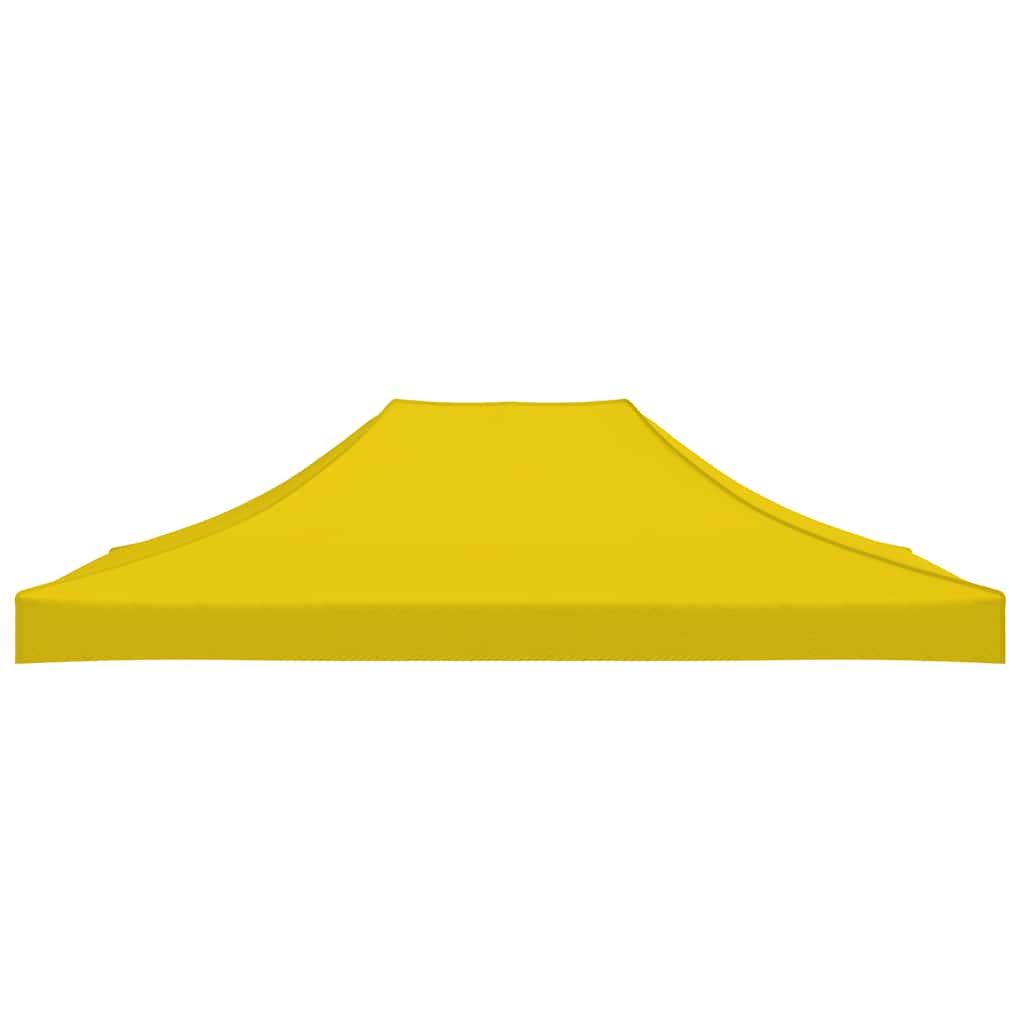 Party Tent Roof 4x3 m Yellow 270 g/m²