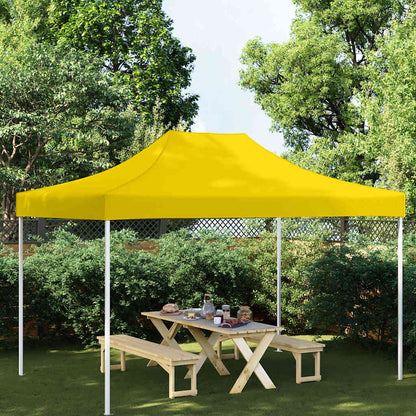 Party Tent Roof 4x3 m Yellow 270 g/m²