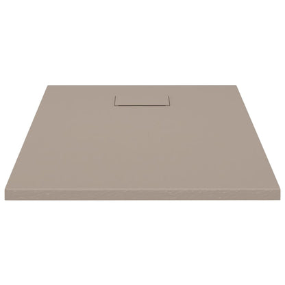 Shower Base Tray SMC Brown 90x70 cm