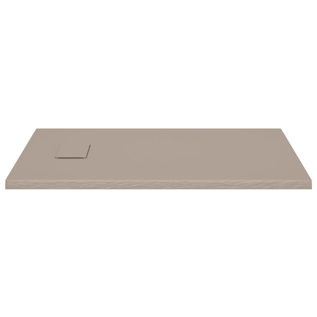 Shower Base Tray SMC Brown 100x70 cm