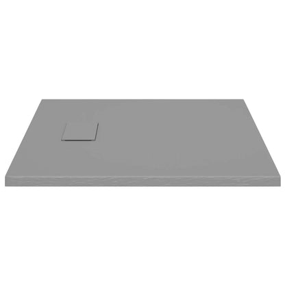 Shower Base Tray SMC Grey 90x90 cm