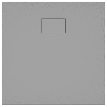 Shower Base Tray SMC Grey 90x90 cm