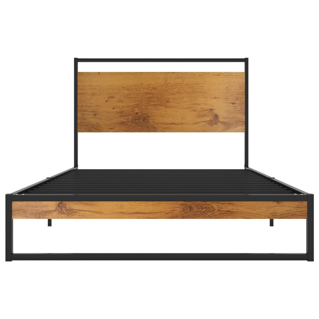 Bed Frame without Mattress Metal 100x200 cm