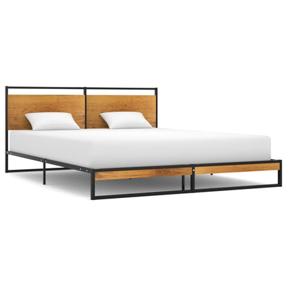 Bed Frame without Mattress Metal 140x200 cm