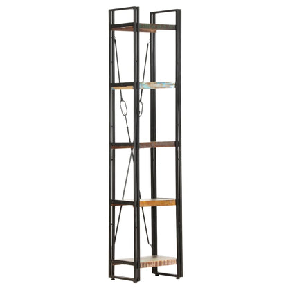 5-Tier Bookcase 40x30x180 cm Solid Reclaimed Wood