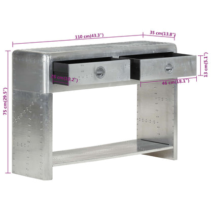 Aviator Sideboard 110x35x75 cm Metal