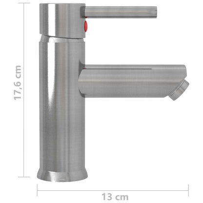 Bathroom Basin Faucet Silver 130x176 mm