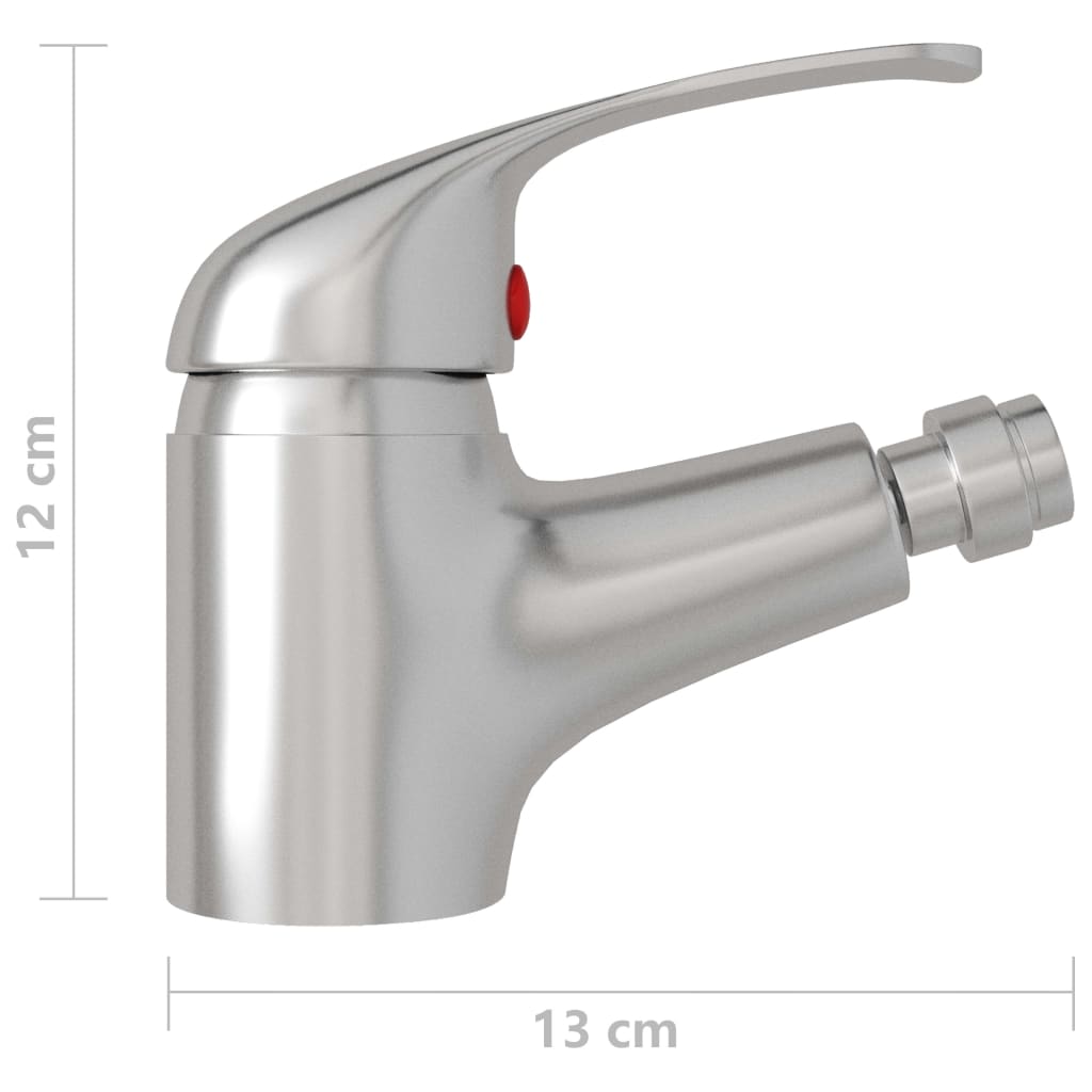 Bathroom Bidet Mixer Tap Silver 13x12 cm