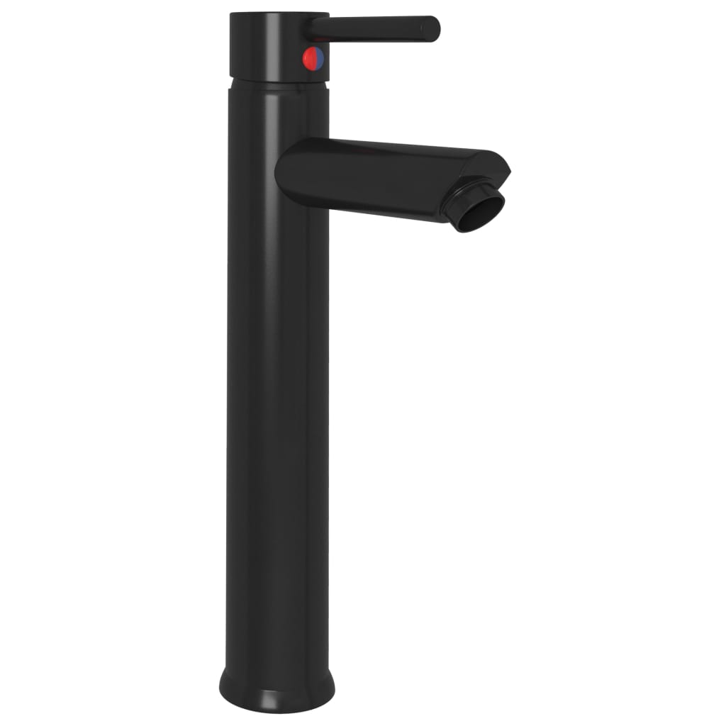 Bathroom Mixer Tap Black 12x30 cm