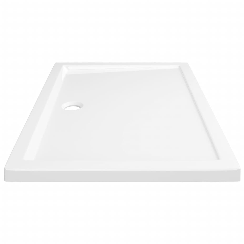 Rectangular ABS Shower Base Tray White 70x100 cm