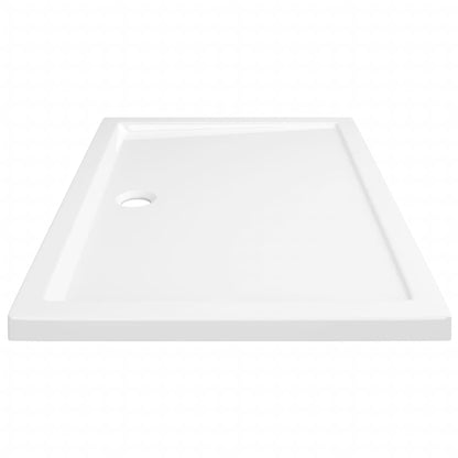 Rectangular ABS Shower Base Tray White 70x100 cm