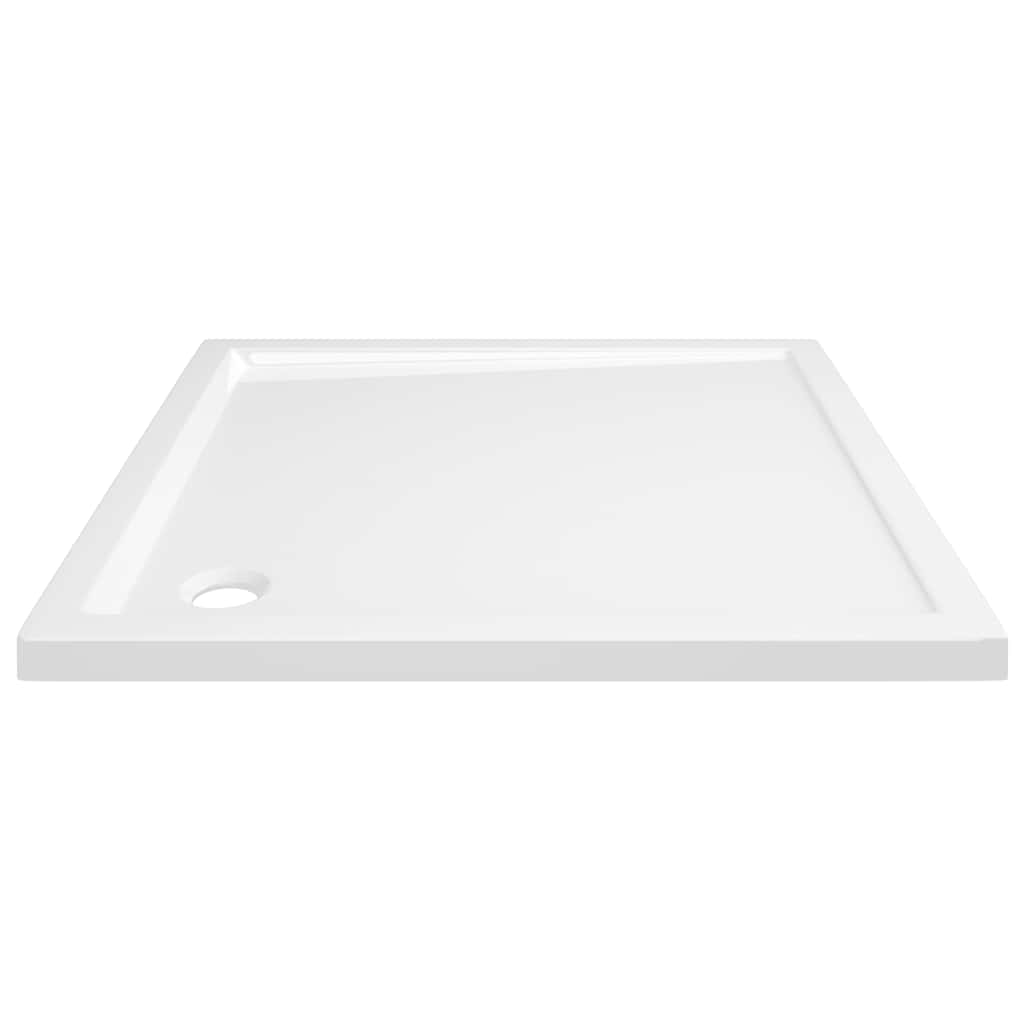 Square ABS Shower Base Tray White 80x80 cm