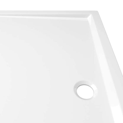 Rectangular ABS Shower Base Tray White 80x90 cm