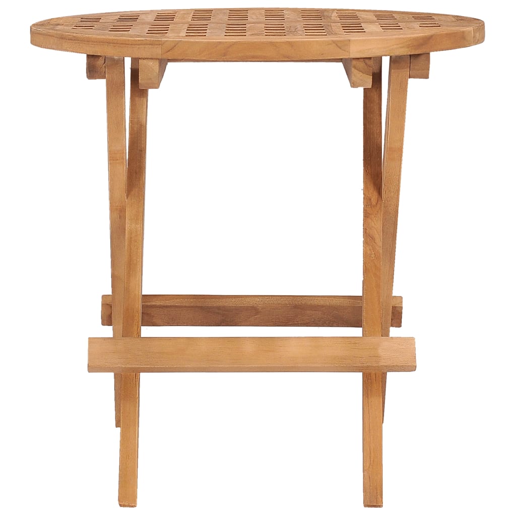 Folding Garden Table 50x50x50 cm Solid Teak Wood