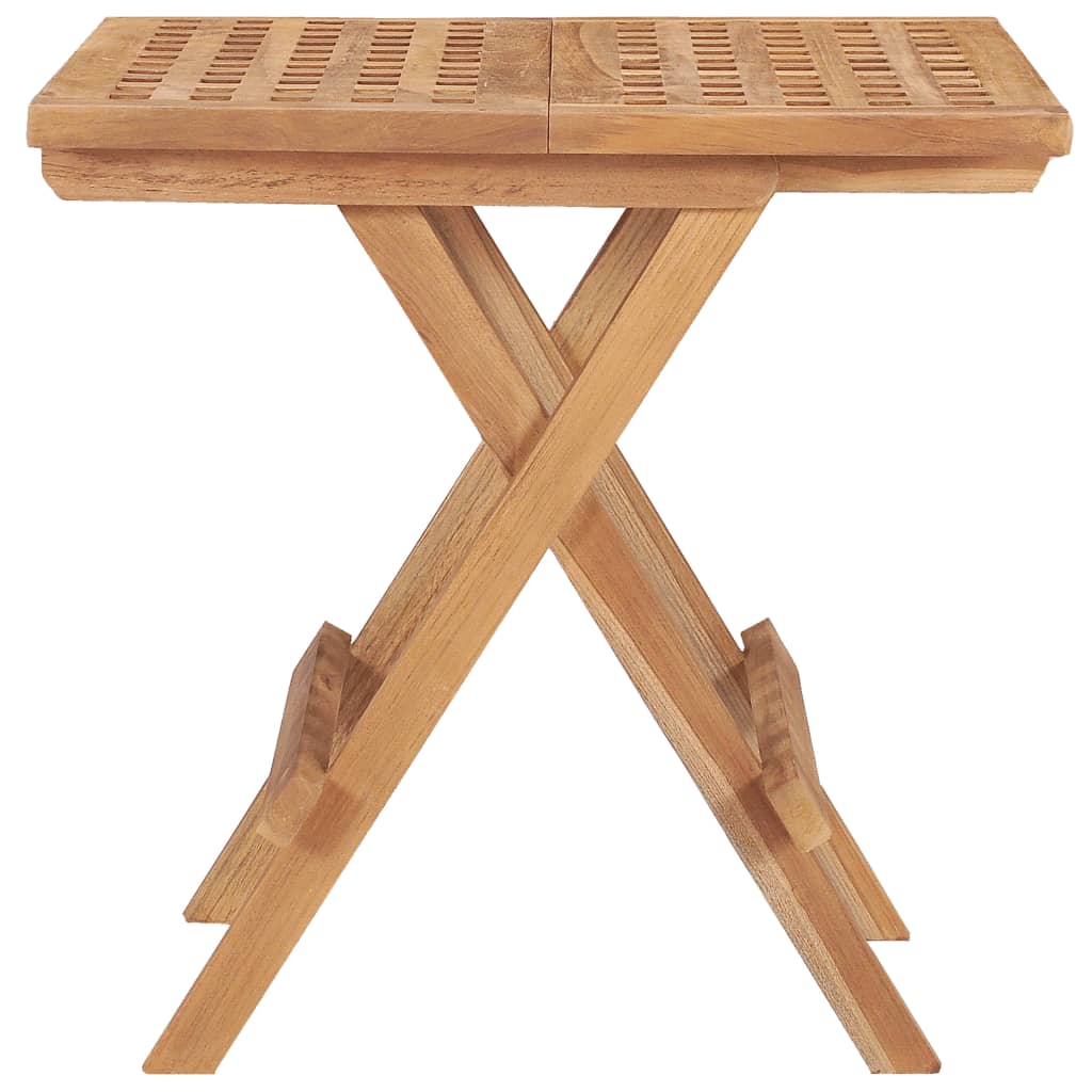 Folding Garden Table 50x50x50 cm Solid Teak Wood