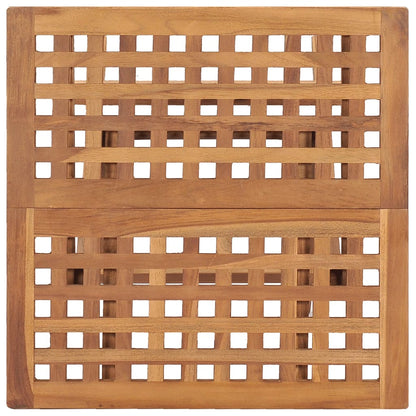 Folding Garden Table 50x50x50 cm Solid Teak Wood