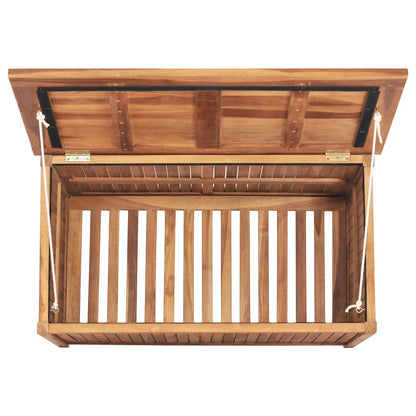 Garden Storage Box 90x50x58 cm Solid Teak Wood