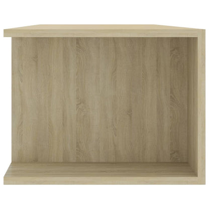 TV Cabinet with LED Lights Sonoma Oak 135x39x30 cm