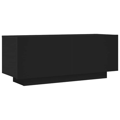 TV Cabinet Black 100x35x40 cm Engineered Wood