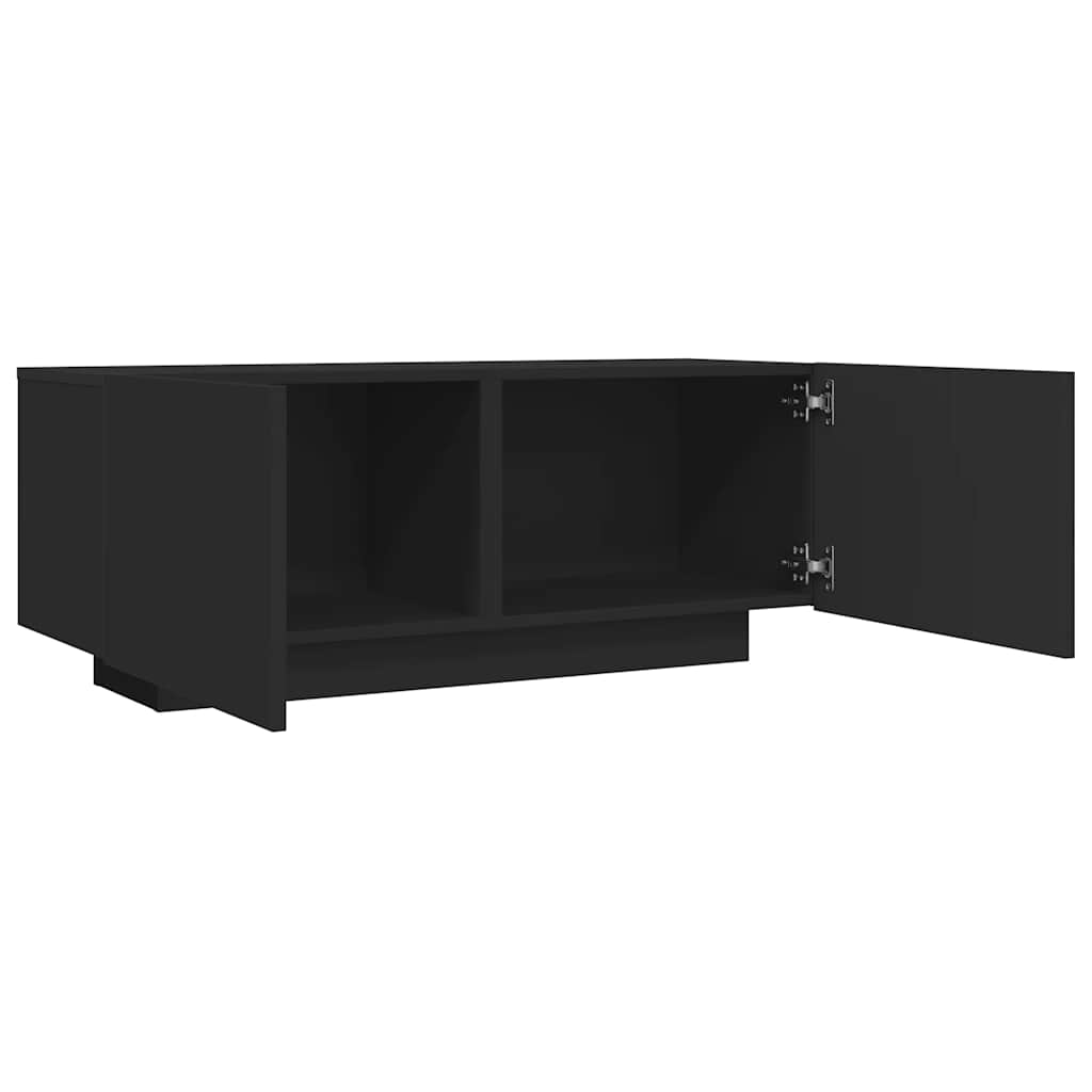 TV Cabinet Black 100x35x40 cm Engineered Wood