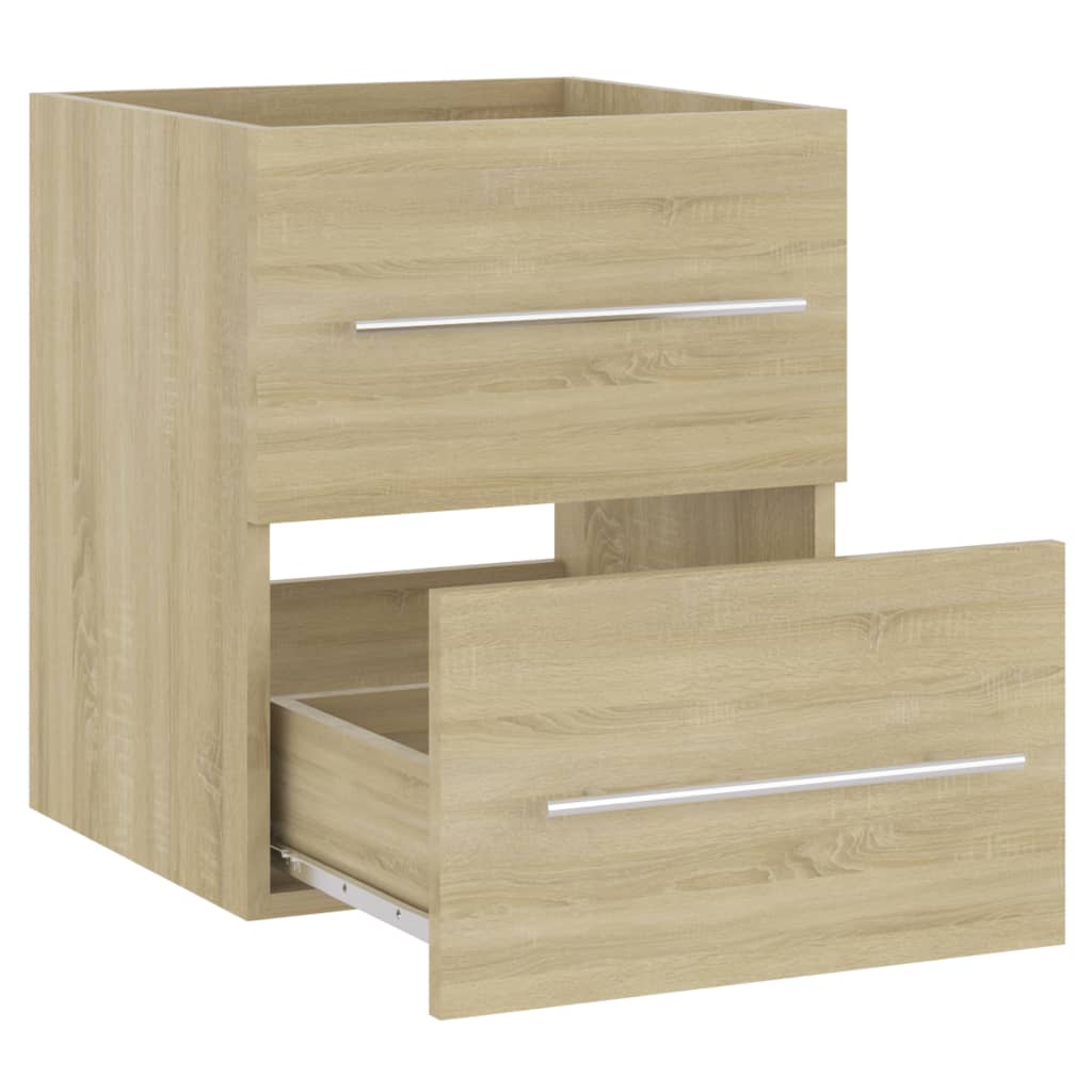 Sink Cabinet Sonoma Oak 41x38.5x48 cm Engineered Wood