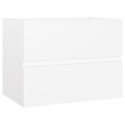 Sink Cabinet White 60x38.5x45 cm Engineered Wood