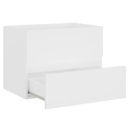 Sink Cabinet White 60x38.5x45 cm Engineered Wood