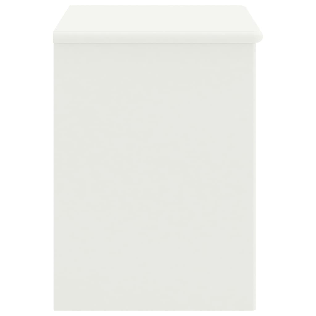 Bedside Cabinet White 35x30x40 cm Solid Pinewood