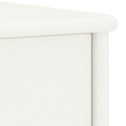 Bedside Cabinet White 35x30x40 cm Solid Pinewood