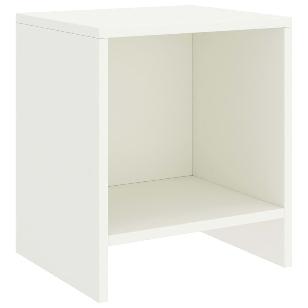 Bedside Cabinet White 35x30x40 cm Solid Pinewood